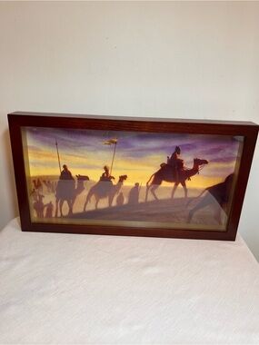 Hallmark Shadowbox Picture Wall Hanging. Matt Kesler. Imagination THE NATIVITY.